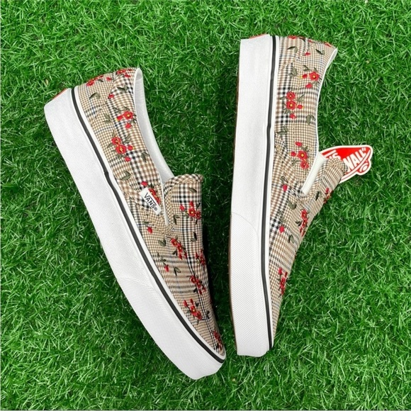Vans Classic Slip On Glen Plaid Embroidered - Picture 3 of 7